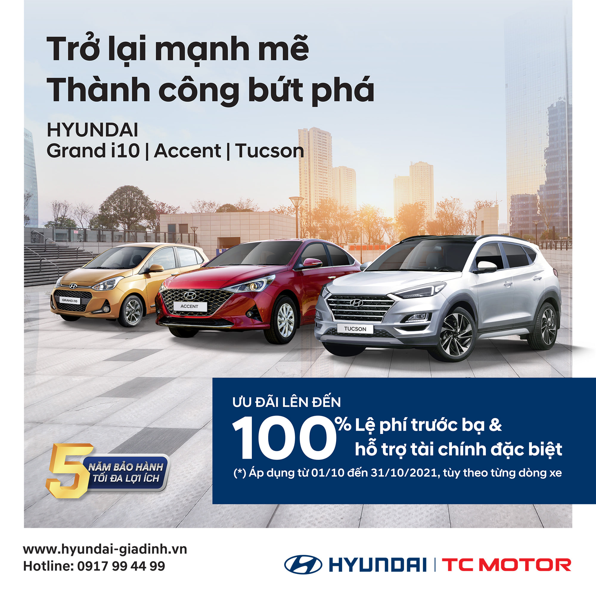 Ưu đãi 100% lệ phí trước bạ & trả góp 0% lãi suất