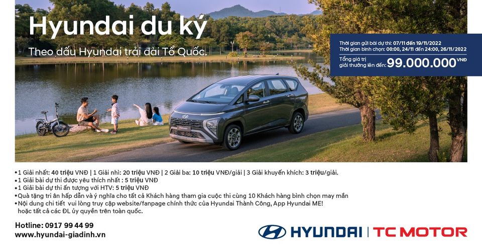 Theo dấu Hyundai trải dài Tổ quốc