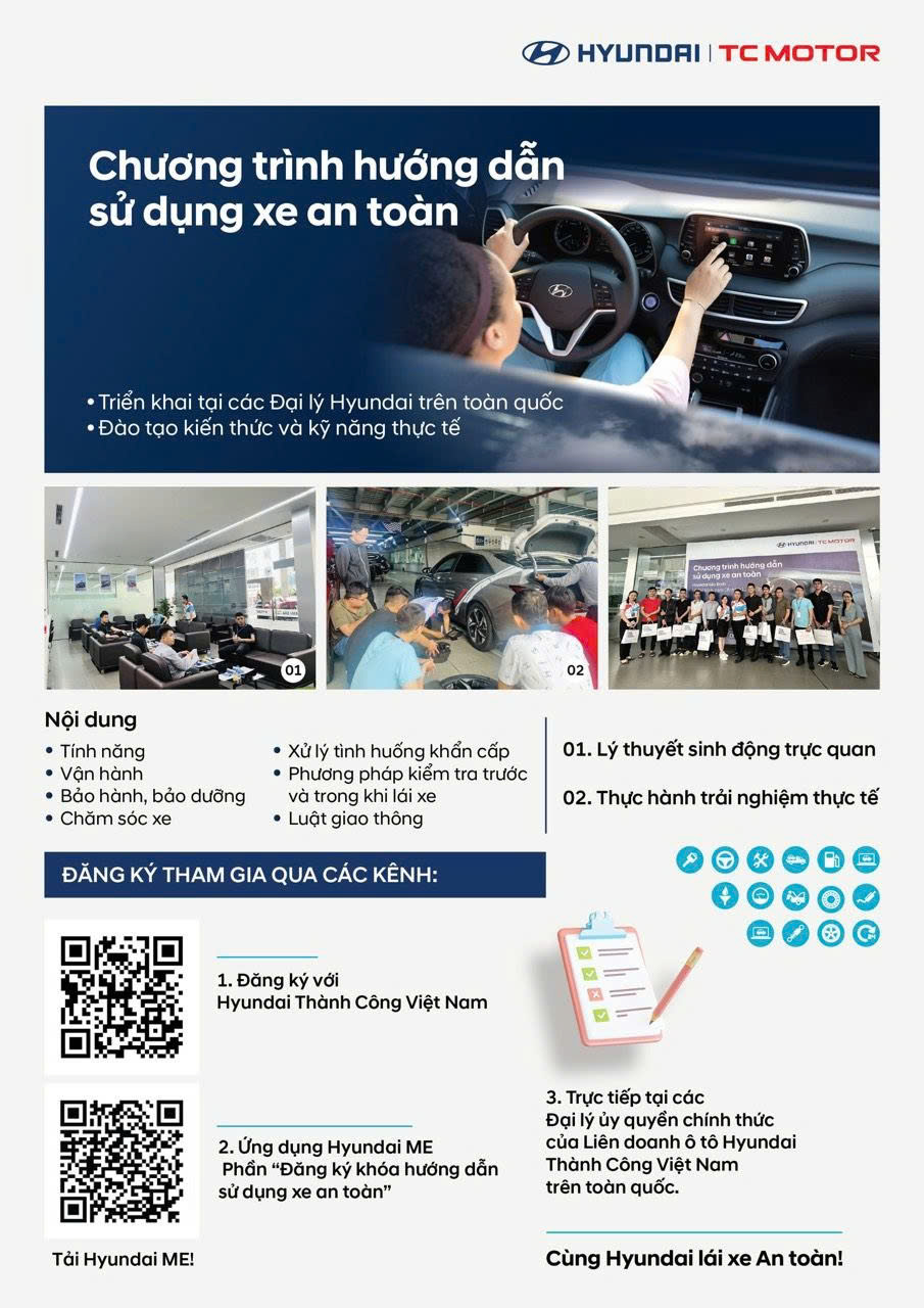 Chương trình hướng dẫn sử dụng xe an toàn