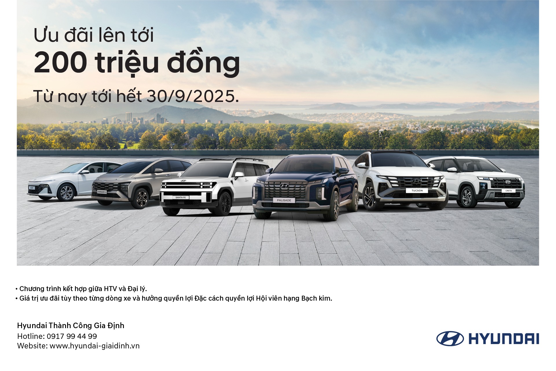 Ưu đãi xe Hyundai chưa từng có – lên đến 200 triệu tại Hyundai Gia Định