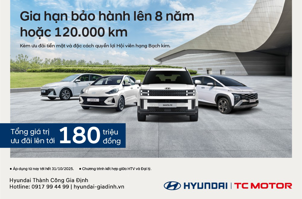 Ưu đãi lên đến 200 triệu và gói gia hạn bảo hành lên đến 8 năm 120.000 km - ảnh 2