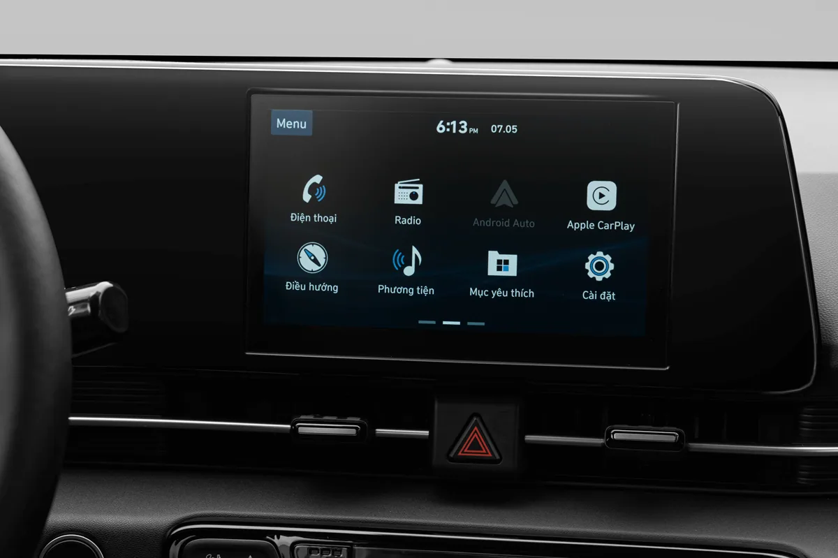 Accent - Màn hình 8 inch với Apple CarPlay, Android Auto không dây