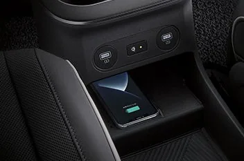 IONIQ 5 - Sạc không dây chuẩn Qi