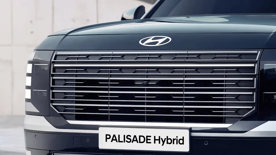 PALISADE Hybrid - Lưới tản nhiệt chrome ngang