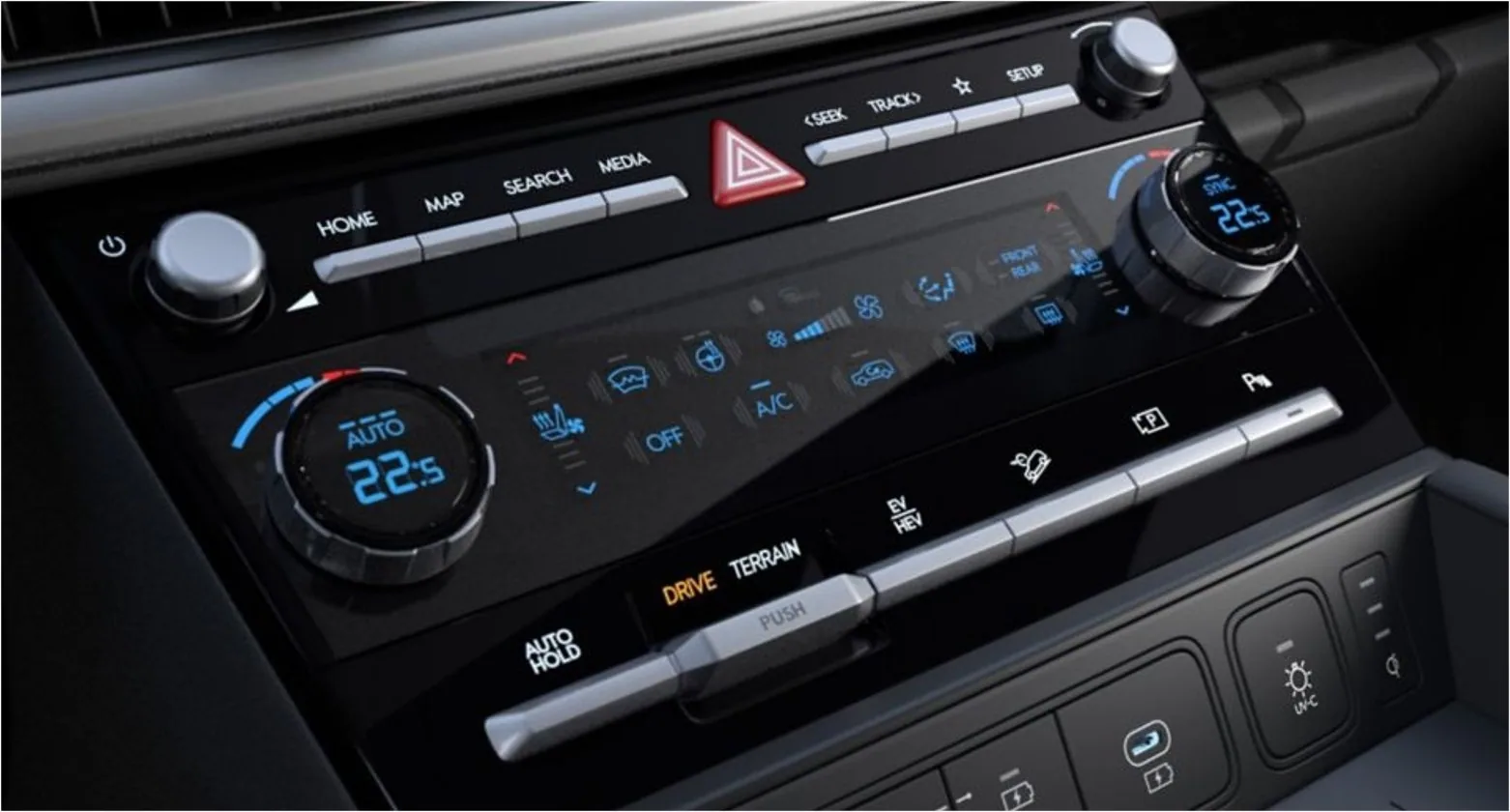 Santa Fe - Điều hòa tự động 2 vùng độc lập