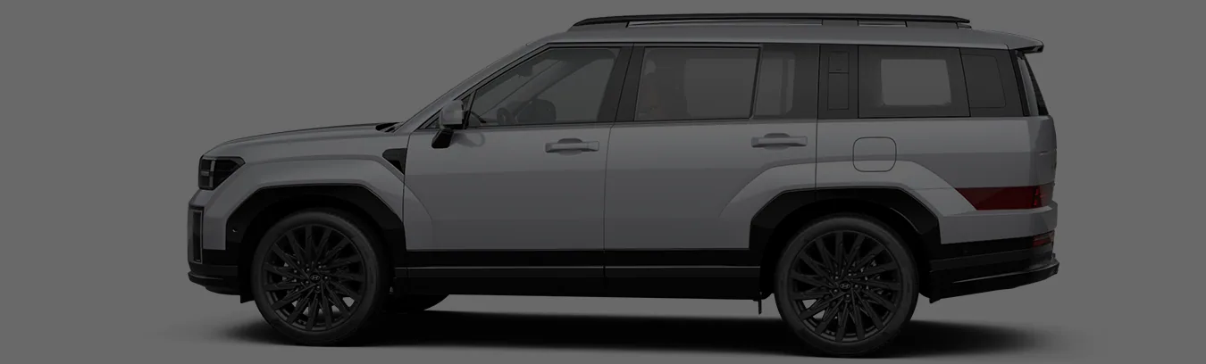 Santa Fe - Thân xe vuông vức, mạnh mẽ