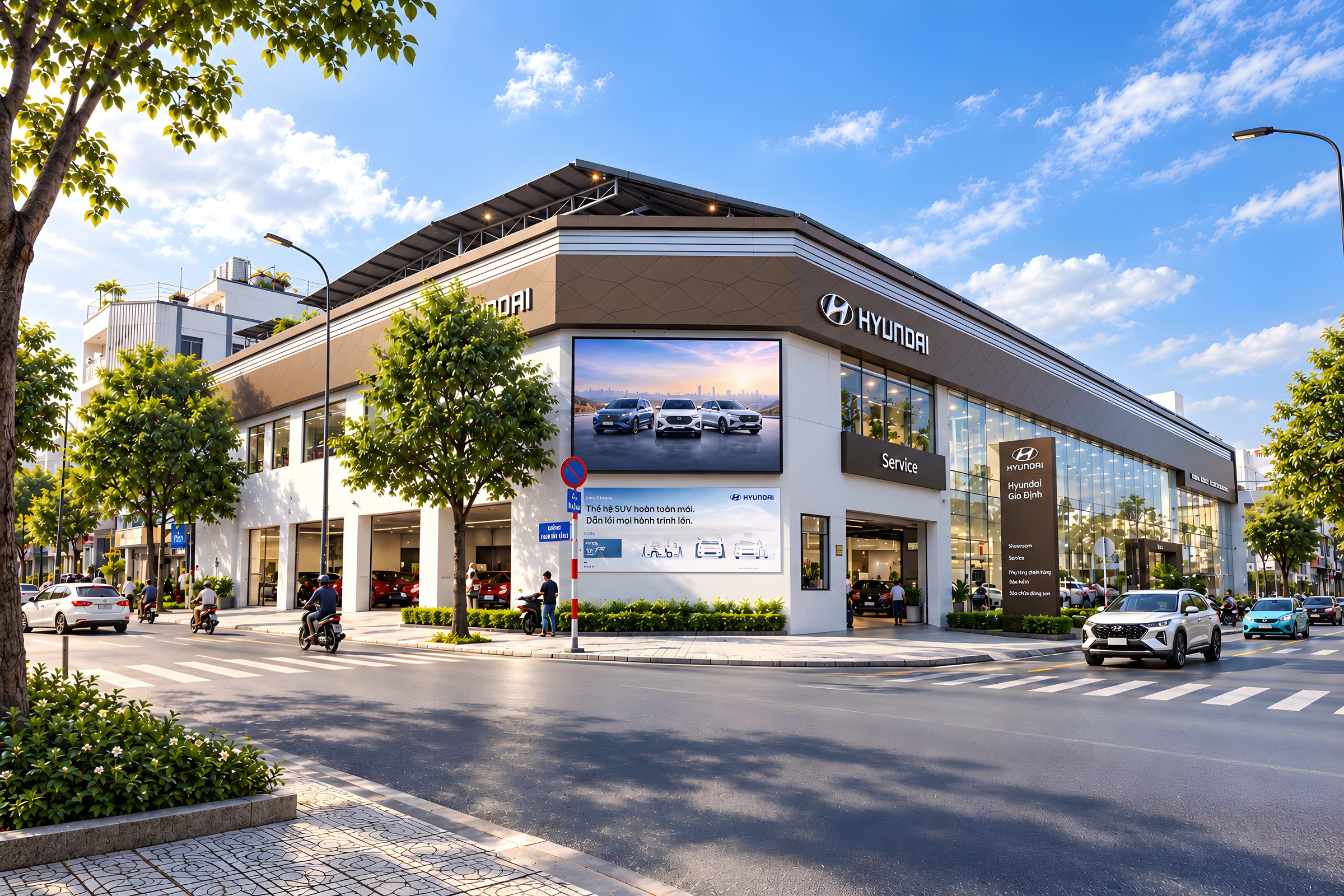 Showroom Hyundai Gia Định - 94-96 Phạm Đình Hổ, P. Bình Tây, TP.HCM
